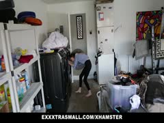 ExxxtraSmall - Tiny Teen Climbs A Tall Man's Big Cock